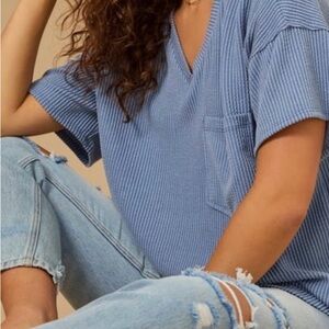 Altar’d State Alessia Ribbed Tunic